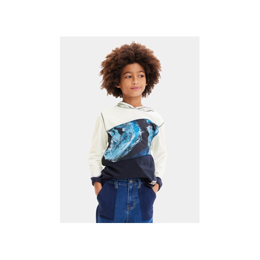 Desigual Bluza 23WBTK06 Écru Regular Fit ze sklepu MODIVO w kategorii Bluzy dziewczęce - zdjęcie 168557273
