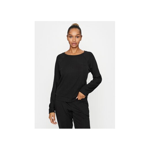Calvin Klein Underwear Koszulka piżamowa 000QS7003E Czarny Regular Fit ze sklepu MODIVO w kategorii Piżamy damskie - zdjęcie 168557332