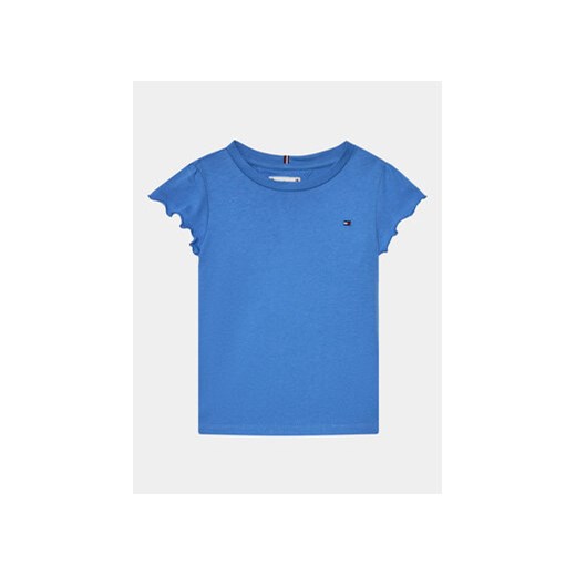 Tommy Hilfiger T-Shirt Essential KG0KG07052 D Niebieski Regular Fit ze sklepu MODIVO w kategorii Bluzki dziewczęce - zdjęcie 168557403