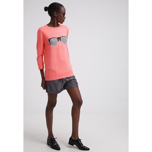 Markus Lupfer Sweter neon peach zalando rozowy długie