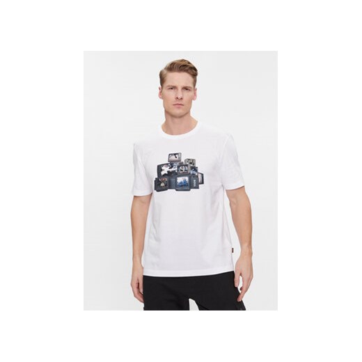 Boss T-Shirt Teemushroom 50509892 Biały Regular Fit ze sklepu MODIVO w kategorii T-shirty męskie - zdjęcie 168557520