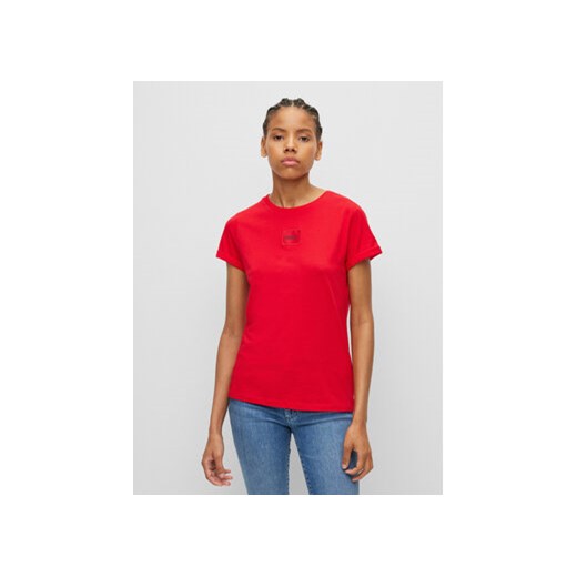 Hugo T-Shirt Redlabel 50456008 Różowy Slim Fit ze sklepu MODIVO w kategorii Bluzki damskie - zdjęcie 168557534