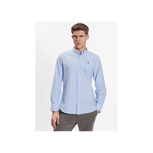 Brave Soul Koszula MSH-69POMPEIIC Niebieski Regular Fit ze sklepu MODIVO w kategorii Koszule męskie - zdjęcie 168557640