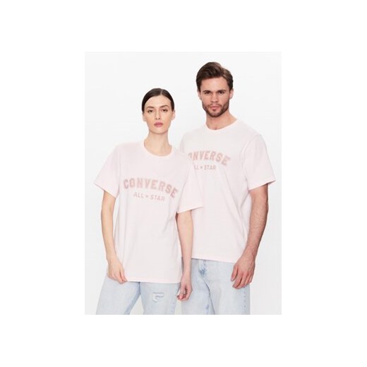 Converse T-Shirt Unisex All Star 10024566-A09 Różowy Regular Fit ze sklepu MODIVO w kategorii Bluzki damskie - zdjęcie 168557774