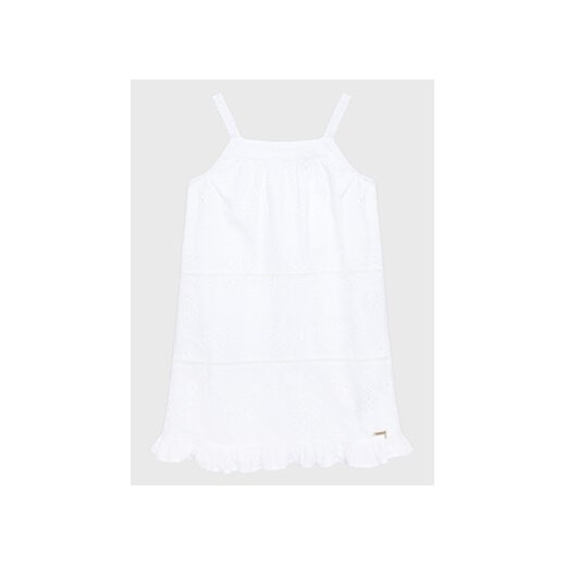 Guess Sukienka letnia J3GK23 WFGJ0 Biały Regular Fit ze sklepu MODIVO w kategorii Sukienki dziewczęce - zdjęcie 168557954