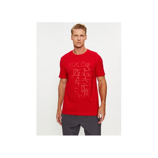 Boss T-Shirt Tee 2 50494783 Czerwony Regular Fit ze sklepu MODIVO w kategorii T-shirty męskie - zdjęcie 168558384
