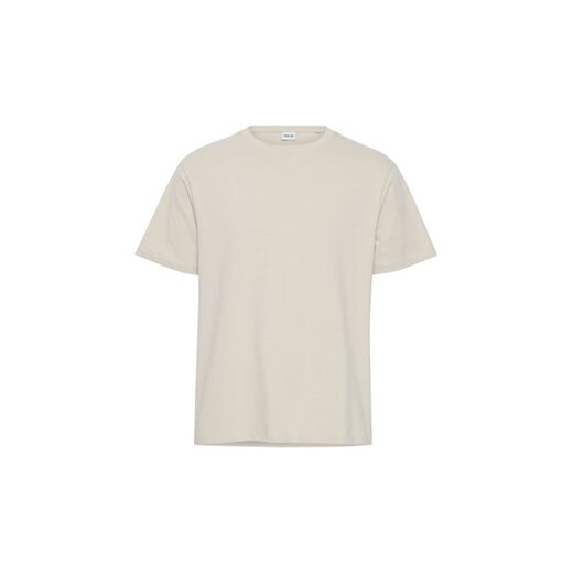 Solid T-Shirt 21107195 Beżowy Regular Fit ze sklepu MODIVO w kategorii T-shirty męskie - zdjęcie 168558394