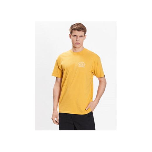 Vans T-Shirt Ground Up VN0006DF Żółty Regular Fit ze sklepu MODIVO w kategorii T-shirty męskie - zdjęcie 168558471