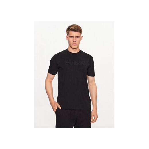 Guess T-Shirt Z2YI11 J1314 Czarny Regular Fit ze sklepu MODIVO w kategorii T-shirty męskie - zdjęcie 168558500