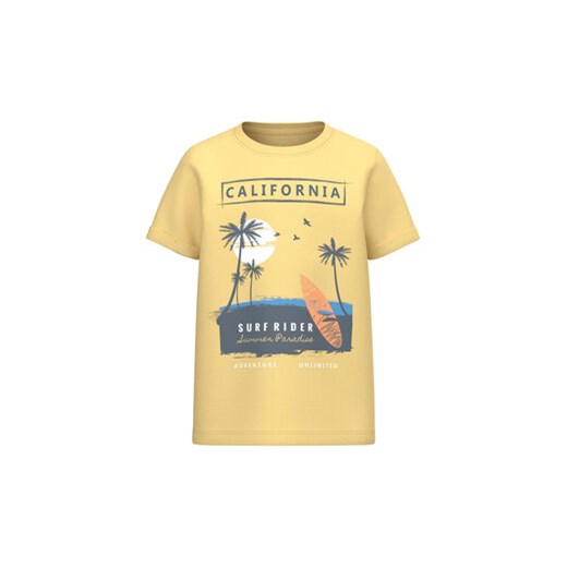 NAME IT T-Shirt 13216892 Żółty Regular Fit ze sklepu MODIVO w kategorii T-shirty chłopięce - zdjęcie 168558592