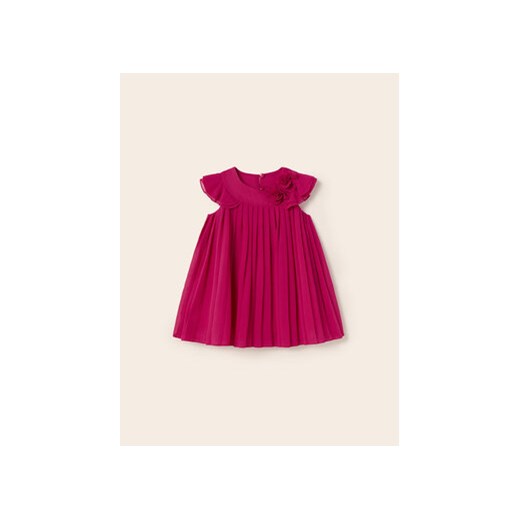 Mayoral Sukienka elegancka 1960 Różowy Regular Fit ze sklepu MODIVO w kategorii Sukienki niemowlęce - zdjęcie 168558594