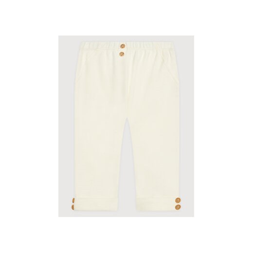 United Colors Of Benetton Spodnie materiałowe 3AOUMF270 Beżowy Regular Fit ze sklepu MODIVO w kategorii Spodnie i półśpiochy - zdjęcie 168558653