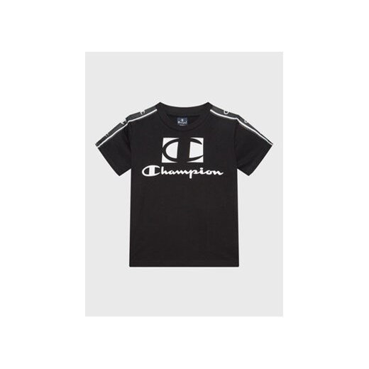 Champion T-Shirt 306326 Czarny Regular Fit ze sklepu MODIVO w kategorii T-shirty chłopięce - zdjęcie 168559023