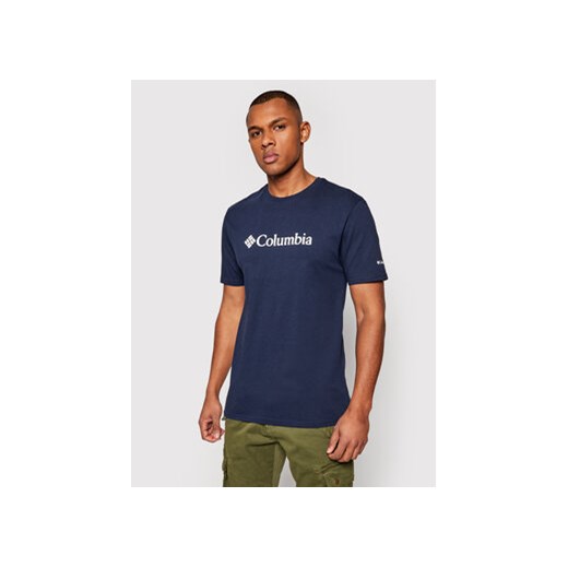 Columbia T-Shirt Csc Basic Logo™ 1680053 Granatowy Regular Fit ze sklepu MODIVO w kategorii T-shirty męskie - zdjęcie 168559121