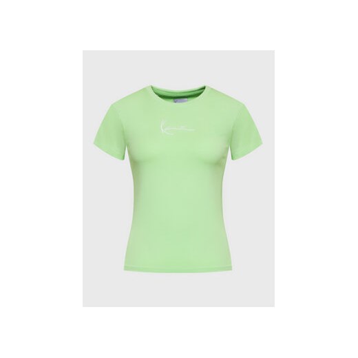 Karl Kani T-Shirt Small Signature 6130616 Zielony Regular Fit ze sklepu MODIVO w kategorii Bluzki damskie - zdjęcie 168559222