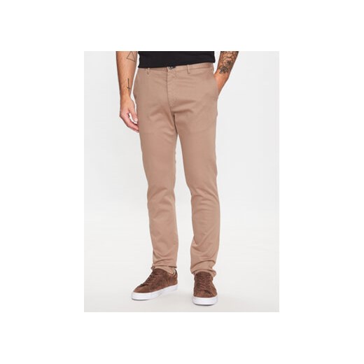 JOOP! Jeans Spodnie materiałowe 30025086 Beżowy Slim Fit ze sklepu MODIVO w kategorii Spodnie męskie - zdjęcie 168559442
