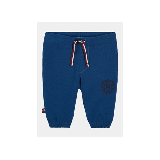 Tommy Hilfiger Spodnie dresowe KN0KN01787 Niebieski Regular Fit ze sklepu MODIVO w kategorii Spodnie i półśpiochy - zdjęcie 168559500