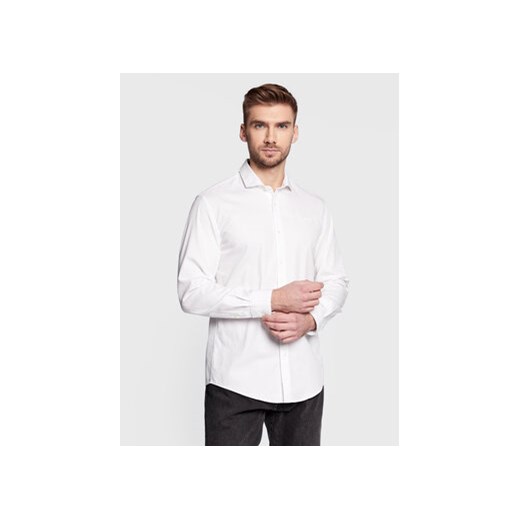 Pepe Jeans Koszula Finbar PM307515 Biały Slim Fit ze sklepu MODIVO w kategorii Koszule męskie - zdjęcie 168559512