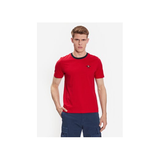 Aeronautica Militare T-Shirt 231TS2076J599 Czerwony Regular Fit ze sklepu MODIVO w kategorii T-shirty męskie - zdjęcie 168559810
