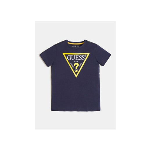 Guess T-Shirt L73I55 K8HM0 Granatowy Regular Fit ze sklepu MODIVO w kategorii T-shirty chłopięce - zdjęcie 168559881