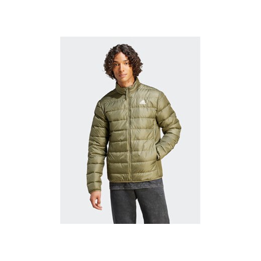 adidas Kurtka puchowa Essentials Light Down IK3220 Zielony Regular Fit L wyprzedaż MODIVO