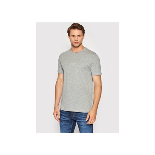 Guess T-Shirt M2YI72 I3Z11 Szary Slim Fit ze sklepu MODIVO w kategorii T-shirty męskie - zdjęcie 168560154