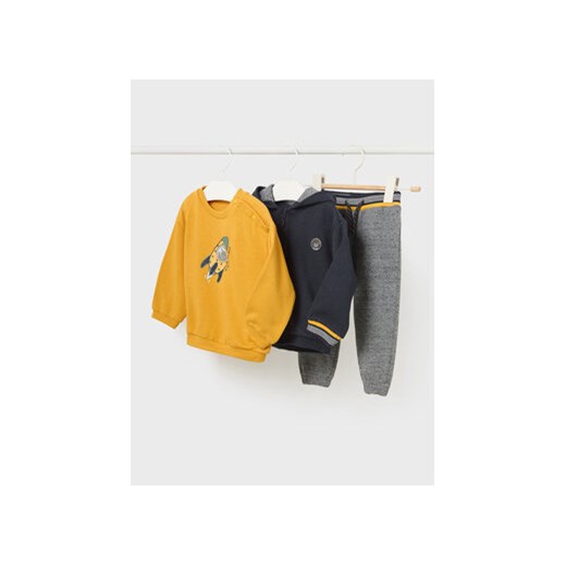 Mayoral Komplet bluza, bluzka i spodnie 2.872 Kolorowy Regular Fit ze sklepu MODIVO w kategorii Komplety niemowlęce - zdjęcie 168560181