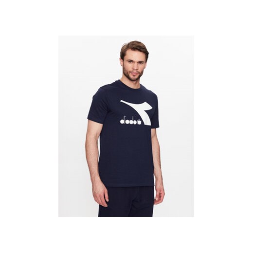 Diadora T-Shirt Ss Core 102.179759 Granatowy Regular Fit ze sklepu MODIVO w kategorii T-shirty męskie - zdjęcie 168560752