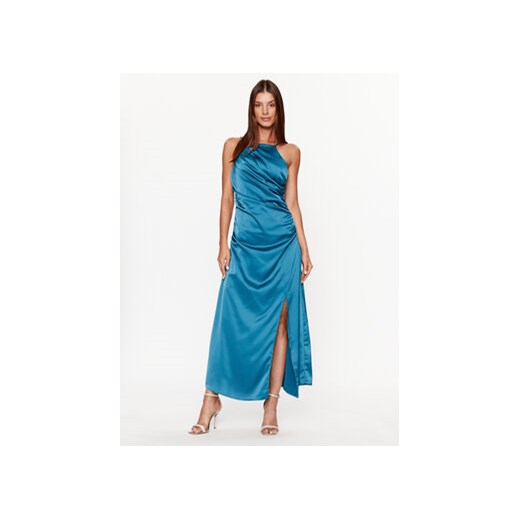YAS Sukienka koktajlowa 26031521 Niebieski Regular Fit ze sklepu MODIVO w kategorii Sukienki - zdjęcie 168561174