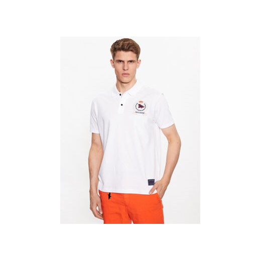 Paul&Shark Polo 23411278 Biały Regular Fit ze sklepu MODIVO w kategorii T-shirty męskie - zdjęcie 168561294