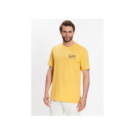 Billabong T-Shirt Walled ABYZT01700 Żółty Regular Fit ze sklepu MODIVO w kategorii T-shirty męskie - zdjęcie 168561491