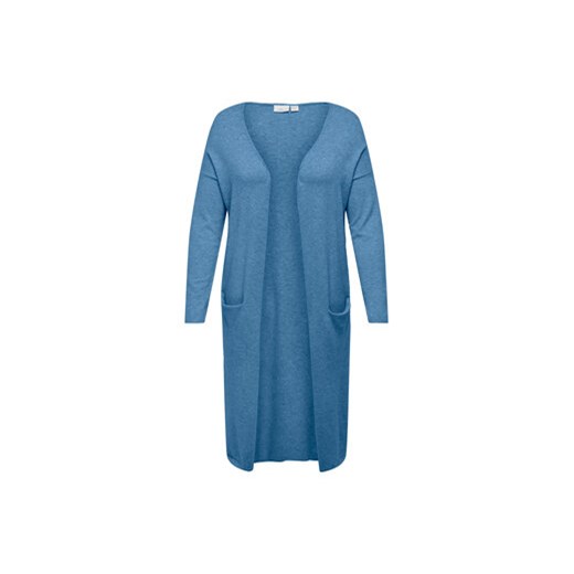 ONLY Carmakoma Kardigan 15240832 Niebieski Regular Fit ze sklepu MODIVO w kategorii Swetry damskie - zdjęcie 168561871