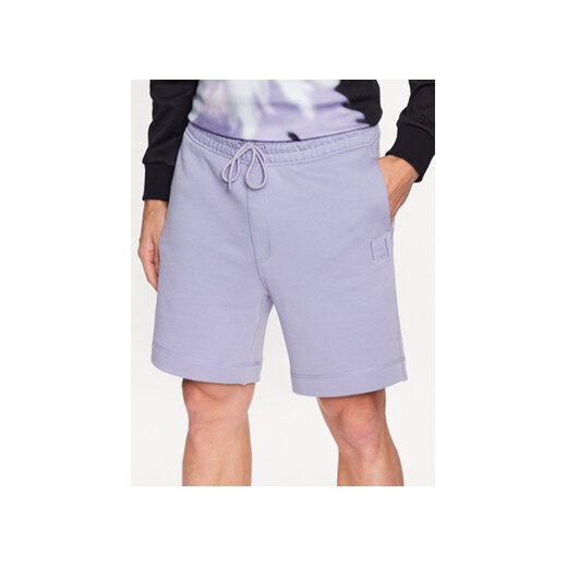 Boss Spodnie dresowe 50468454 Fioletowy Regular Fit ze sklepu MODIVO w kategorii Spodnie męskie - zdjęcie 168562044
