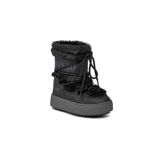 Moon Boot Śniegowce Jtrack Faux Fur Wp 34300900001 Czarny Moon Boot 28 okazja MODIVO