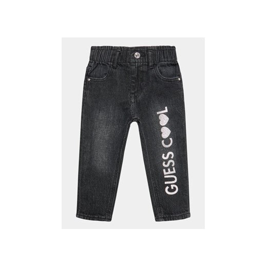 Guess Jeansy K3YA05 D52W0 Czarny Relaxed Fit ze sklepu MODIVO w kategorii Spodnie chłopięce - zdjęcie 168562521