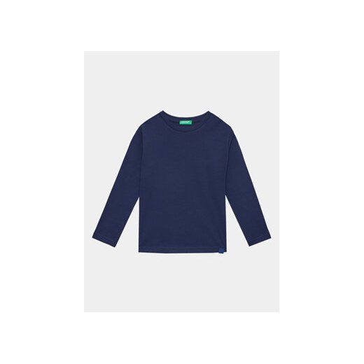 United Colors Of Benetton Bluzka 3I1XC10DB Granatowy Regular Fit ze sklepu MODIVO w kategorii T-shirty chłopięce - zdjęcie 168562792
