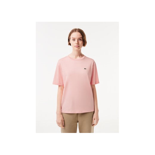 Lacoste T-Shirt TF5441 Różowy Regular Fit Lacoste 36 wyprzedaż MODIVO