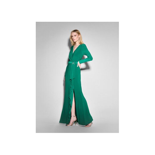 Joseph Ribkoff Sukienka wieczorowa 233788 Zielony Regular Fit ze sklepu MODIVO w kategorii Sukienki - zdjęcie 168562932