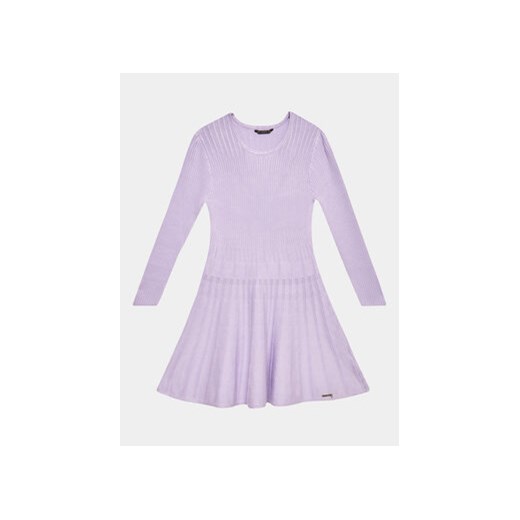 Guess Sukienka dzianinowa J2YK03 Z2YJ2 Różowy Slim Fit ze sklepu MODIVO w kategorii Sukienki dziewczęce - zdjęcie 168563034