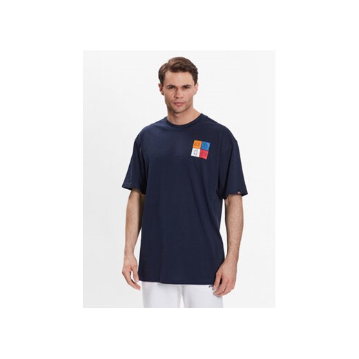 Ellesse T-Shirt Rolletto SHR17641 Granatowy Regular Fit ze sklepu MODIVO w kategorii T-shirty męskie - zdjęcie 168563172