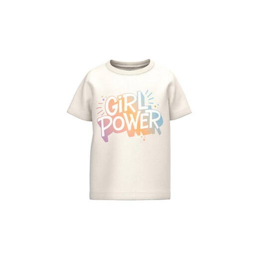 NAME IT T-Shirt 13213347 Biały Regular Fit ze sklepu MODIVO w kategorii Bluzki dziewczęce - zdjęcie 168563982