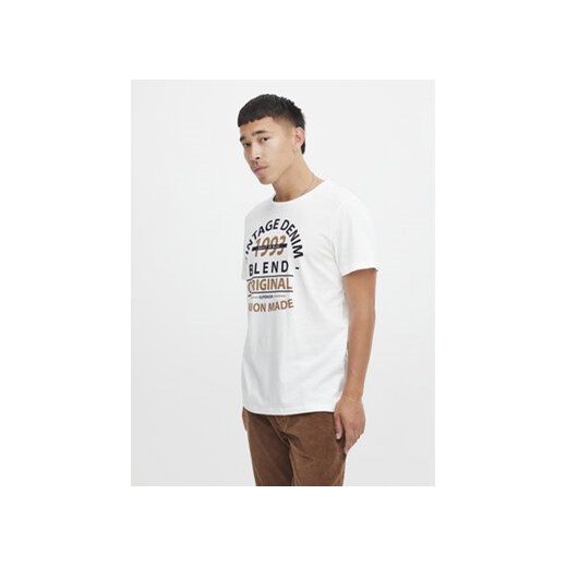 Blend T-Shirt 20715749 Biały Regular Fit ze sklepu MODIVO w kategorii T-shirty męskie - zdjęcie 168564071