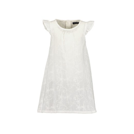 Blue Seven Sukienka letnia 734123 X Biały Regular Fit ze sklepu MODIVO w kategorii Sukienki dziewczęce - zdjęcie 168564800