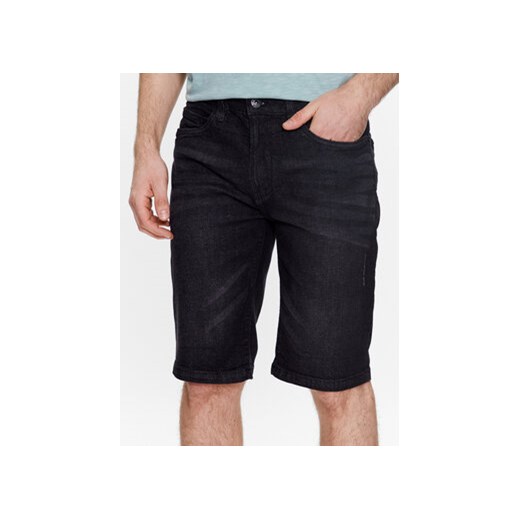 INDICODE Szorty jeansowe Kaden 70-100 Czarny Regular Fit ze sklepu MODIVO w kategorii Spodenki męskie - zdjęcie 168564854