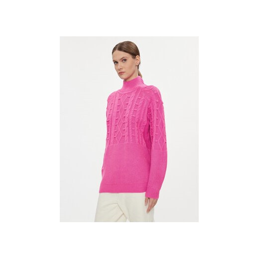 Silvian Heach Sweter GPA23251LU Różowy Regular Fit ze sklepu MODIVO w kategorii Swetry damskie - zdjęcie 168564883