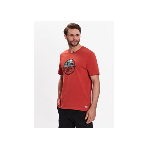 Dolomite T-Shirt 296160-1408 Pomarańczowy Regular Fit ze sklepu MODIVO w kategorii T-shirty męskie - zdjęcie 168564903