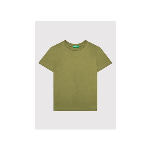 United Colors Of Benetton T-Shirt 3I1XC13E1 Zielony Regular Fit ze sklepu MODIVO w kategorii T-shirty chłopięce - zdjęcie 168564921