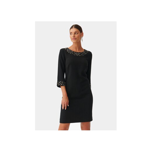 Tatuum Sukienka codzienna Lintiko T2322.204 Czarny Slim Fit ze sklepu MODIVO w kategorii Sukienki - zdjęcie 168565141