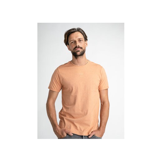 Petrol Industries T-Shirt M-1030-TSR614 Pomarańczowy Regular Fit ze sklepu MODIVO w kategorii T-shirty męskie - zdjęcie 168565202