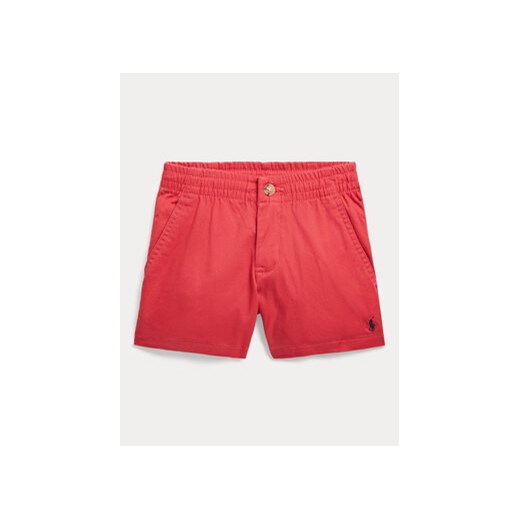 Polo Ralph Lauren Szorty materiałowe 322855350016 Czerwony Regular Fit ze sklepu MODIVO w kategorii Spodenki chłopięce - zdjęcie 168565303